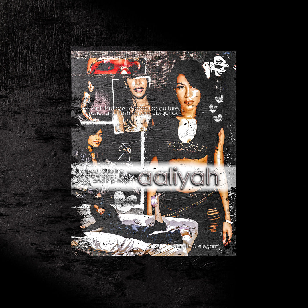 "4U" Aaliyah Print