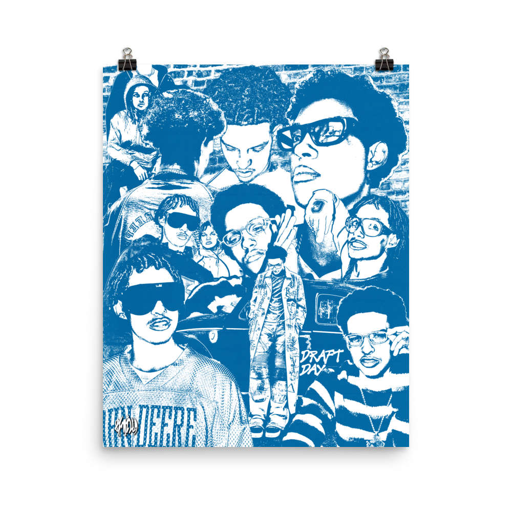 "DRAFT" Draft Day Print